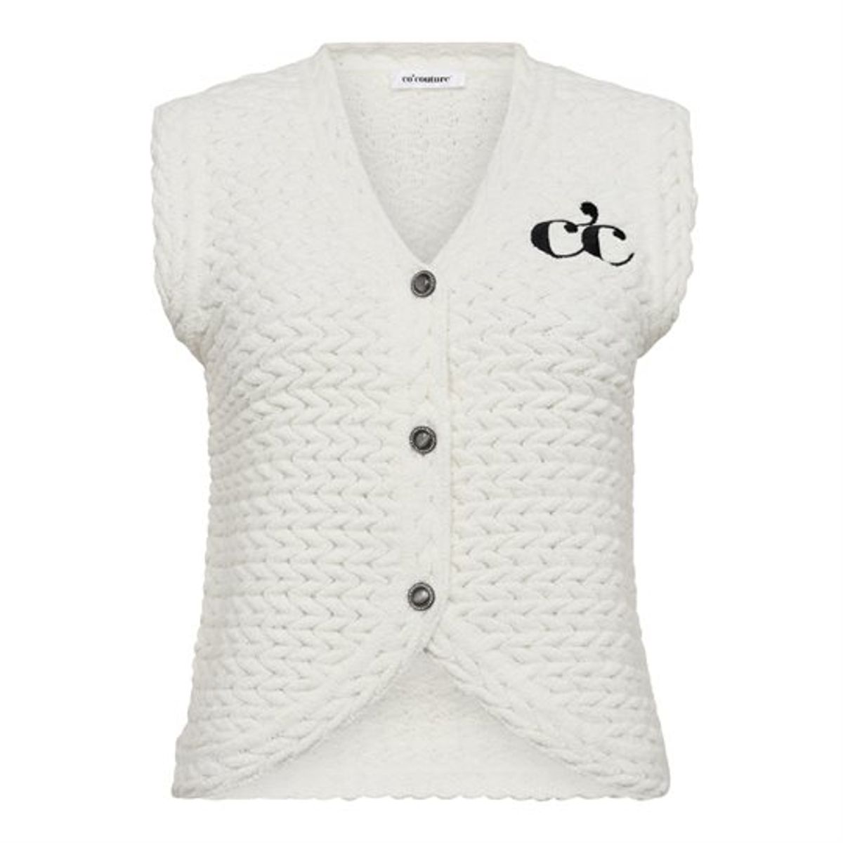 Co' Couture - Milly Knit Vest - Off White