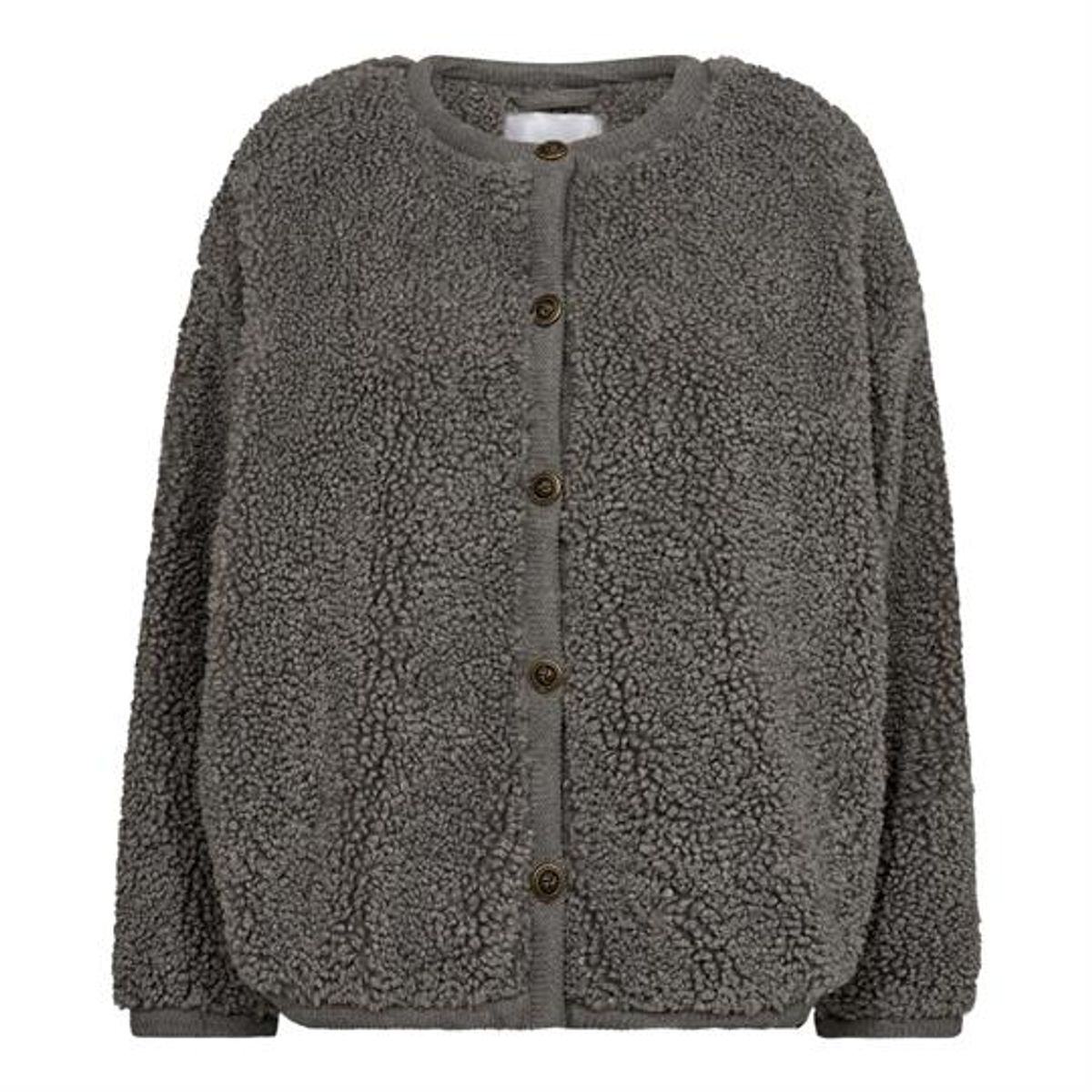 Co' Couture - New Timmy Teddy Jacket - Mid Grey