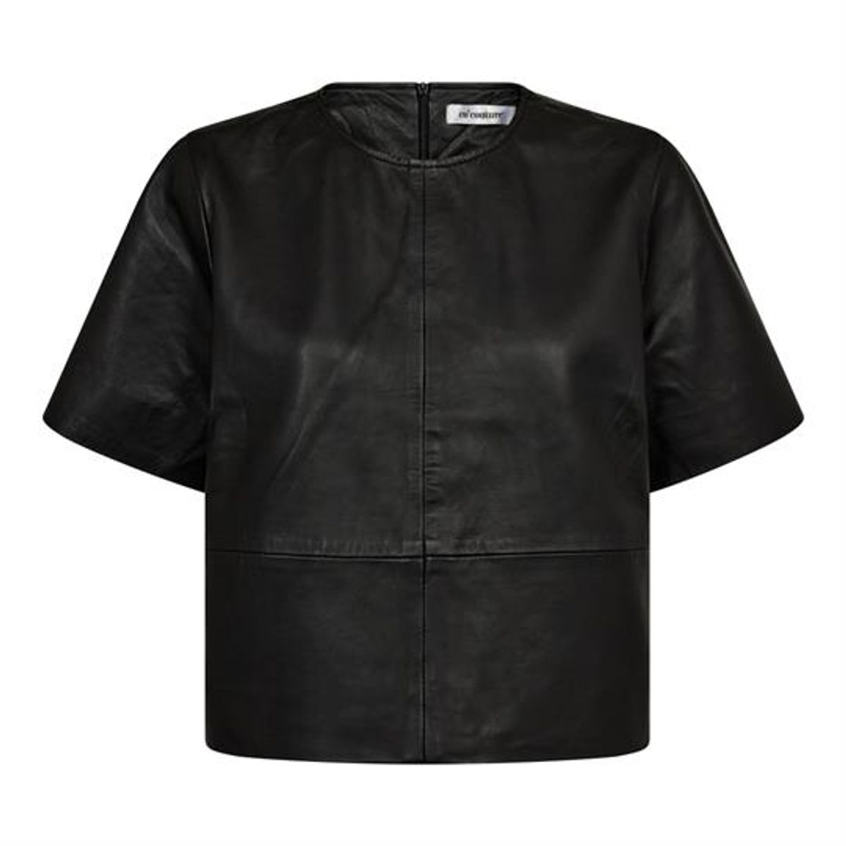 Co' Couture - Phoebe Leather Tee - Black