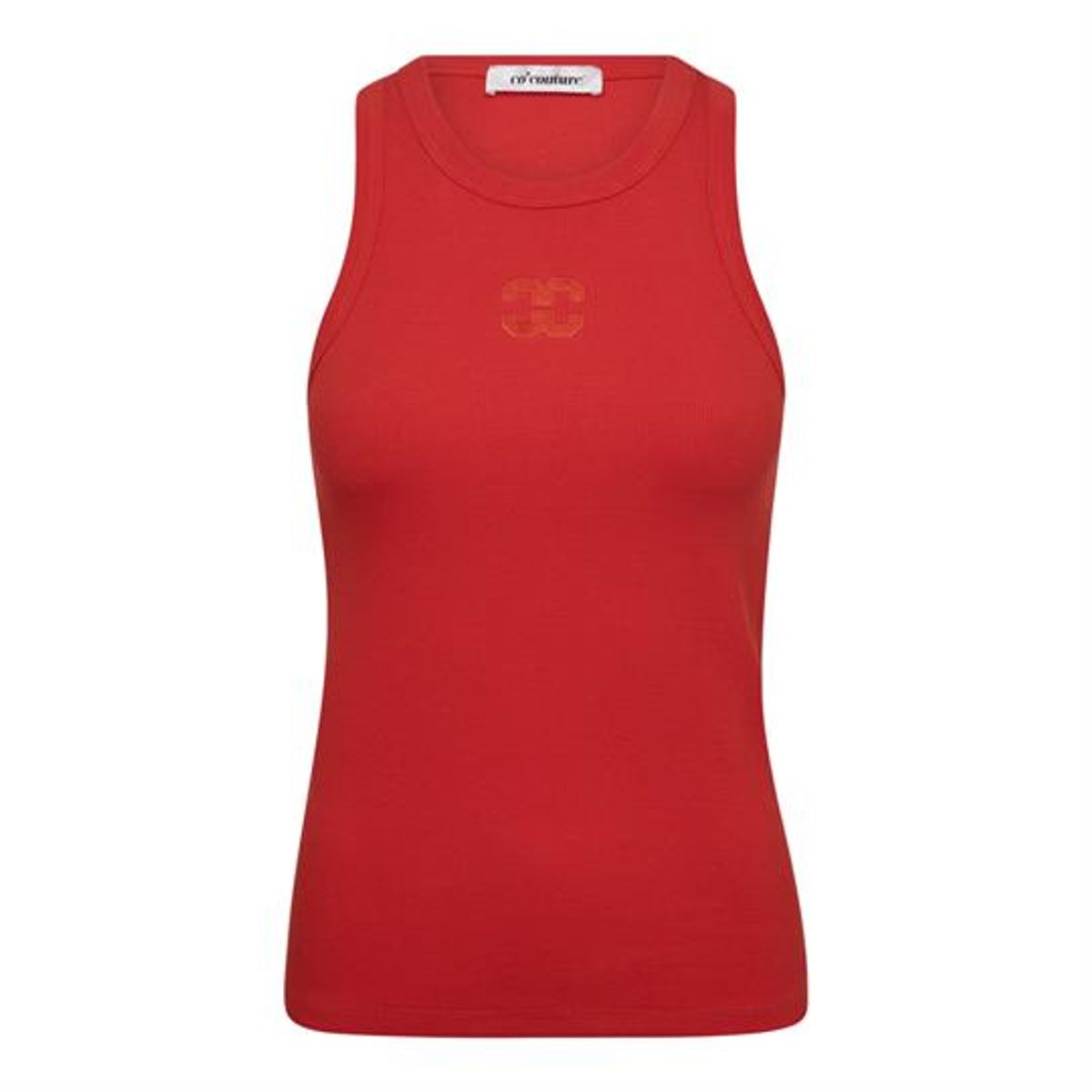 Co' Couture - Sahara Embroidery Tank Top - Red