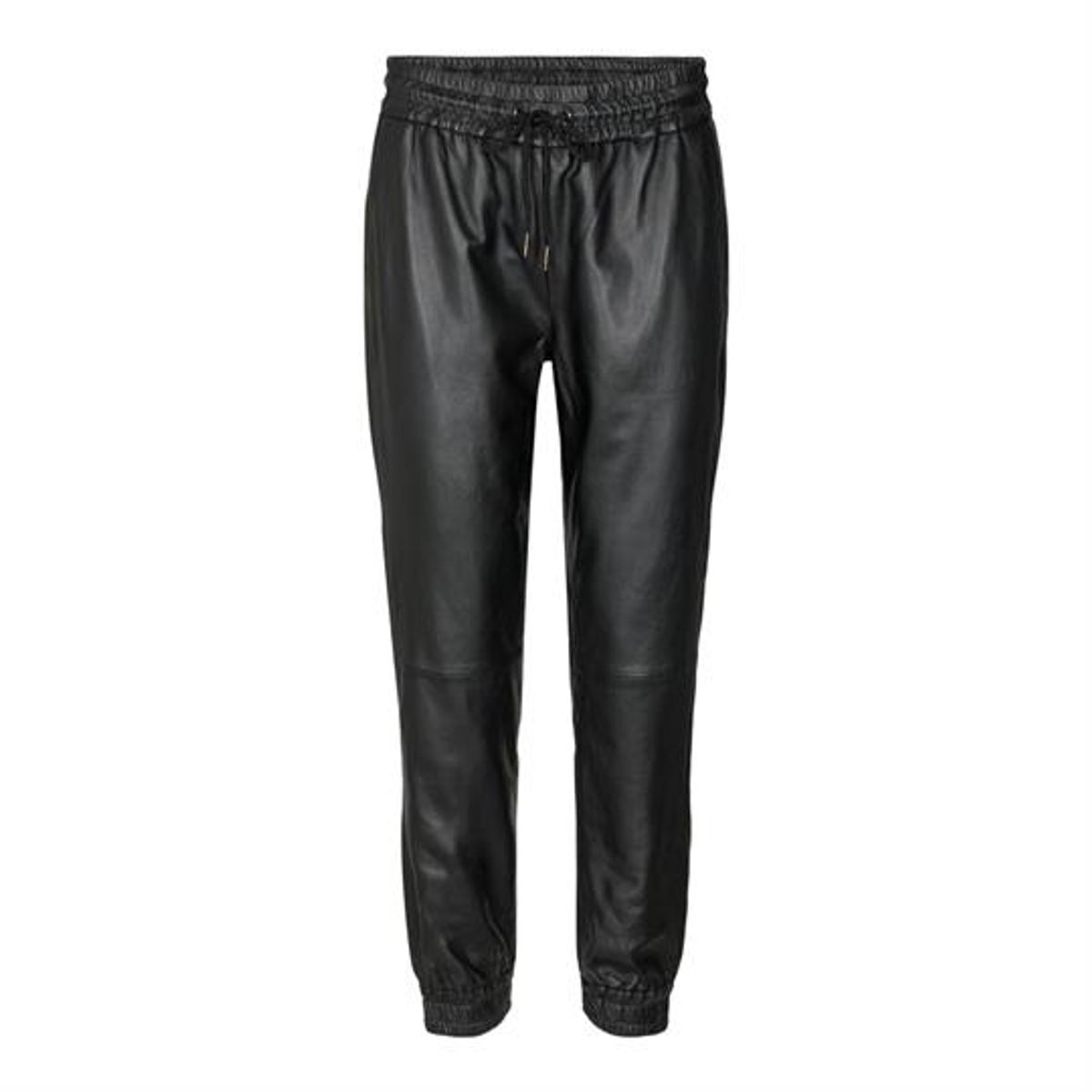 Co' Couture - Shiloh Leather Joggers - Black