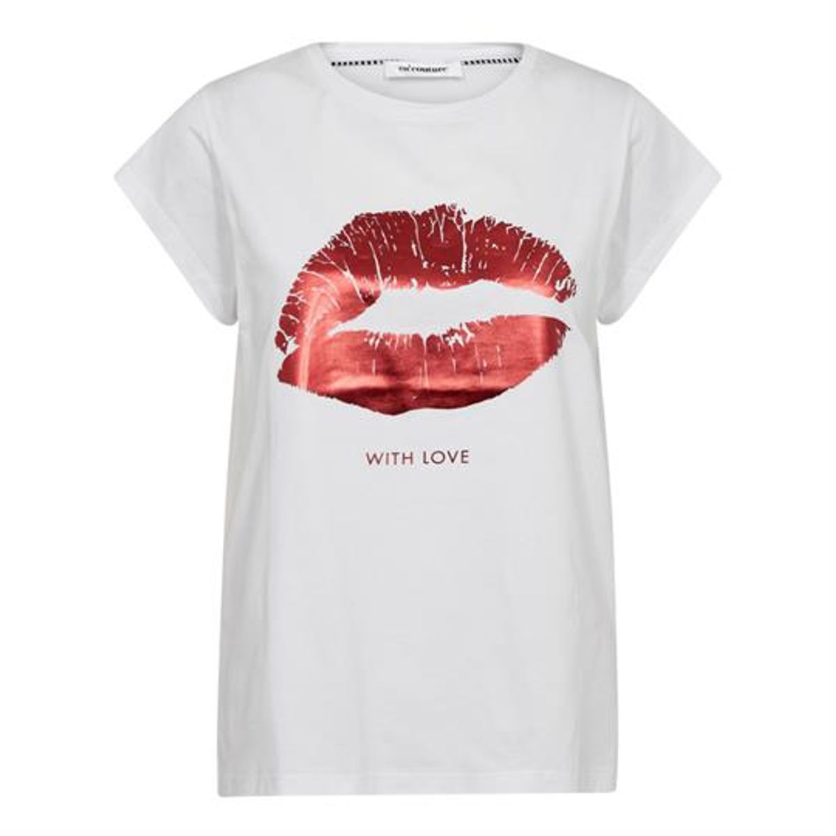 Co' Couture - The Kiss Tee - White Flame