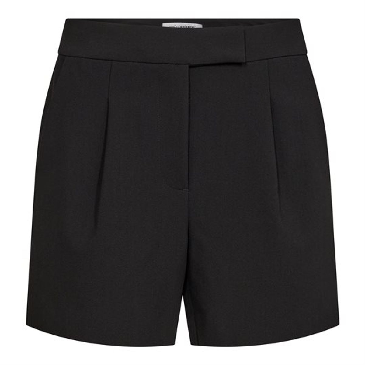 Co' Couture - Vola Crop Pleat Shorts - Sort