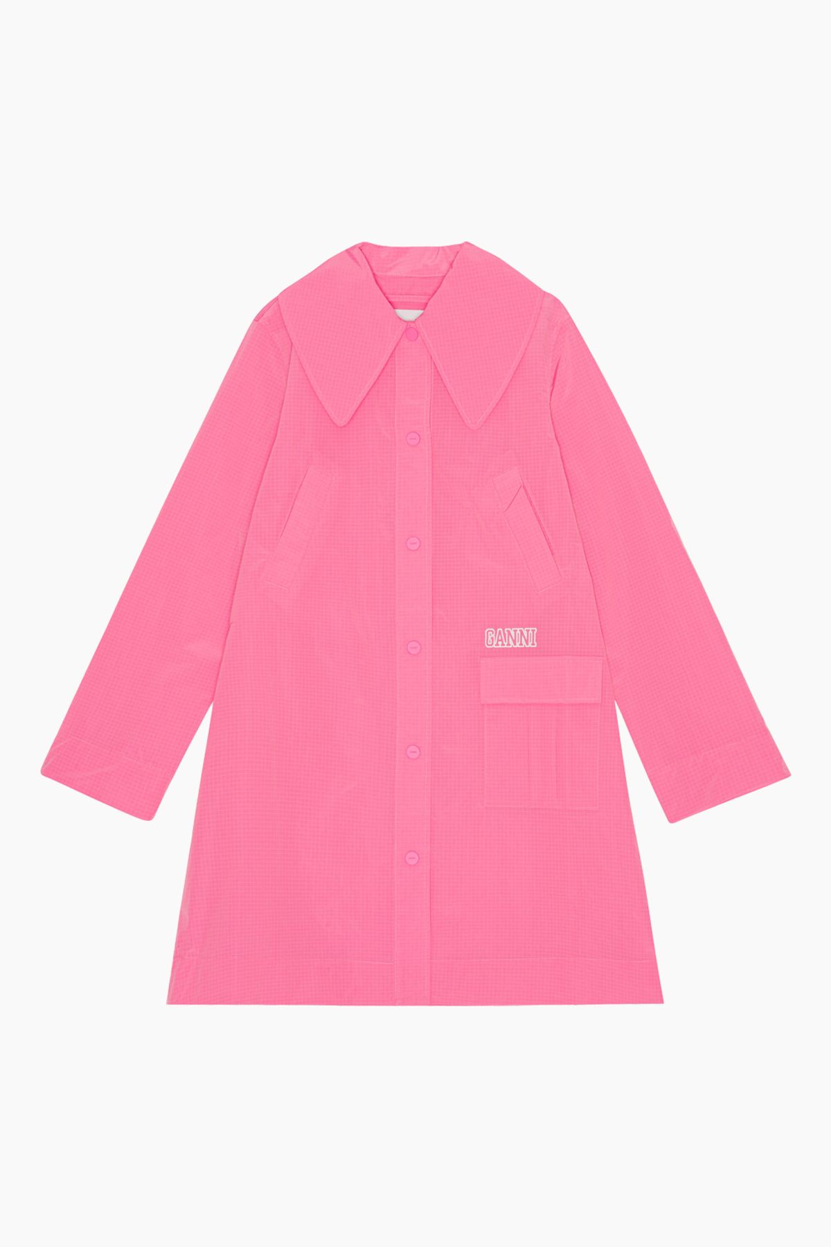 Coat F7609 - Sugar Plum - GANNI - Pink M