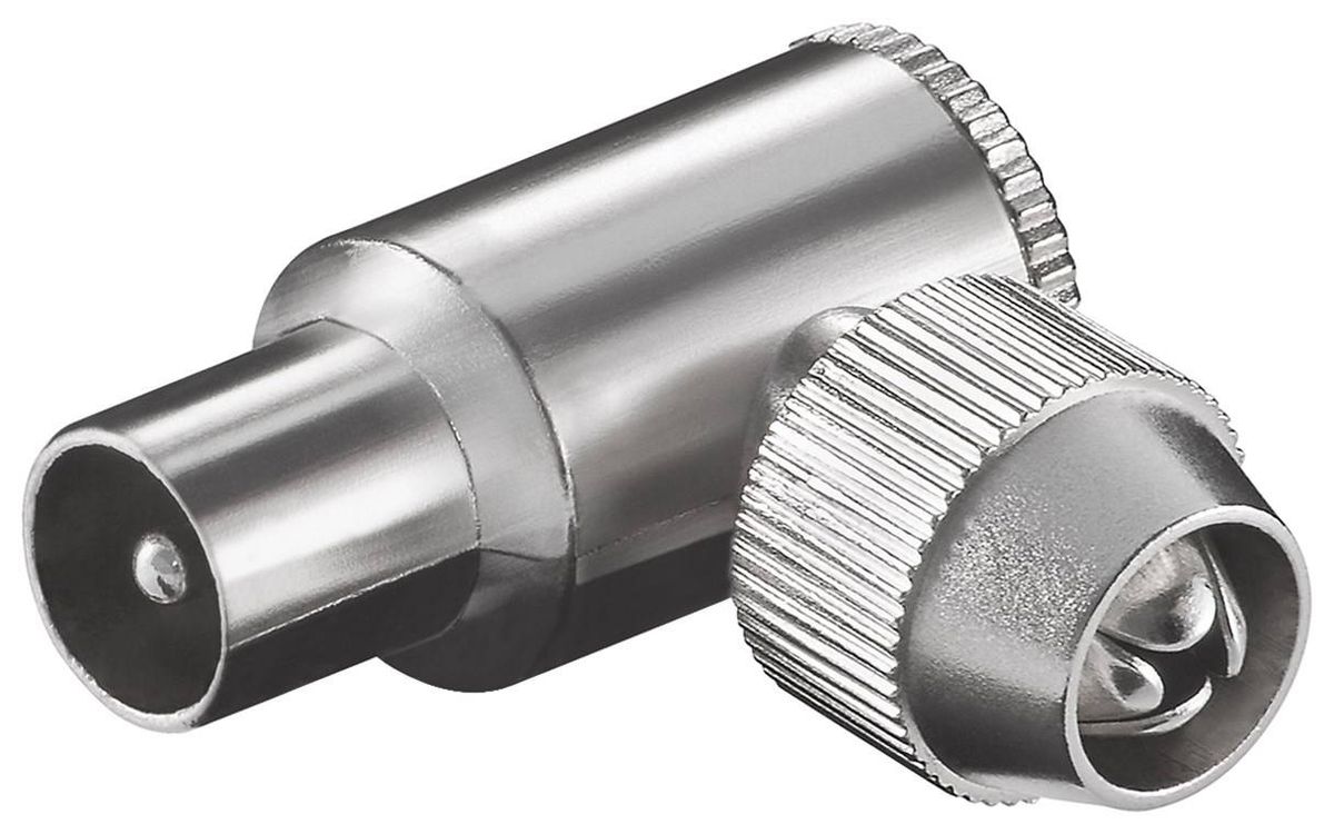 Coaxial antennestik metal han