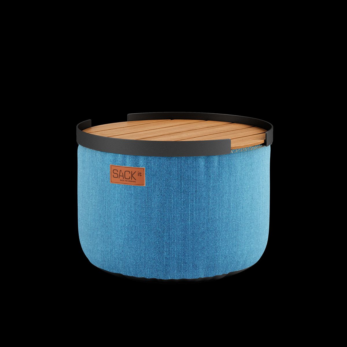 Cobana Pouf + Patio Serving Tray