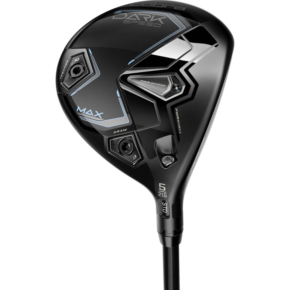 Cobra Darkspeed Max Dame Fairwaykølle - Sort - Højre - 24.5° (7 Kølle) - UST Mamiya Helium Nanocore 4 Dame F1 Grafit