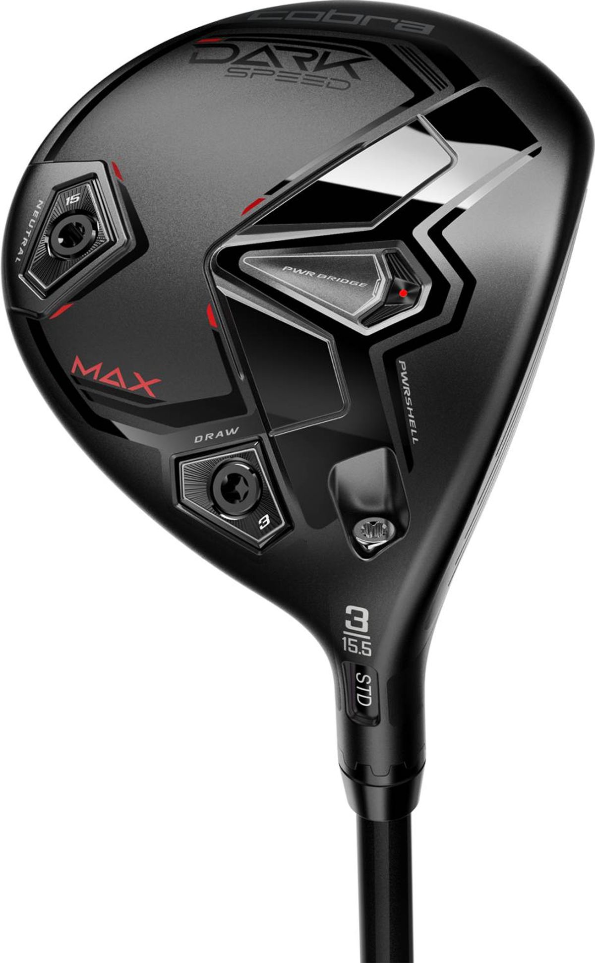 Cobra Darkspeed Max Herre Fairwaykølle - Sort - Højre - 18.5° (5 Kølle) - UST Mamiya LIN-Q M40X Red 5 Regular F3 Grafit