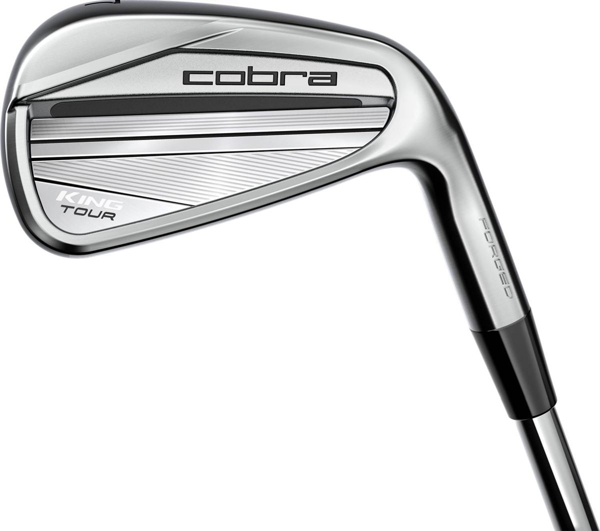 Cobra King Tour (2023) Herre Jernsæt - Chrome - Højre - 5-9, PW, GW - KBS S-Taper 120 Stiff Stål