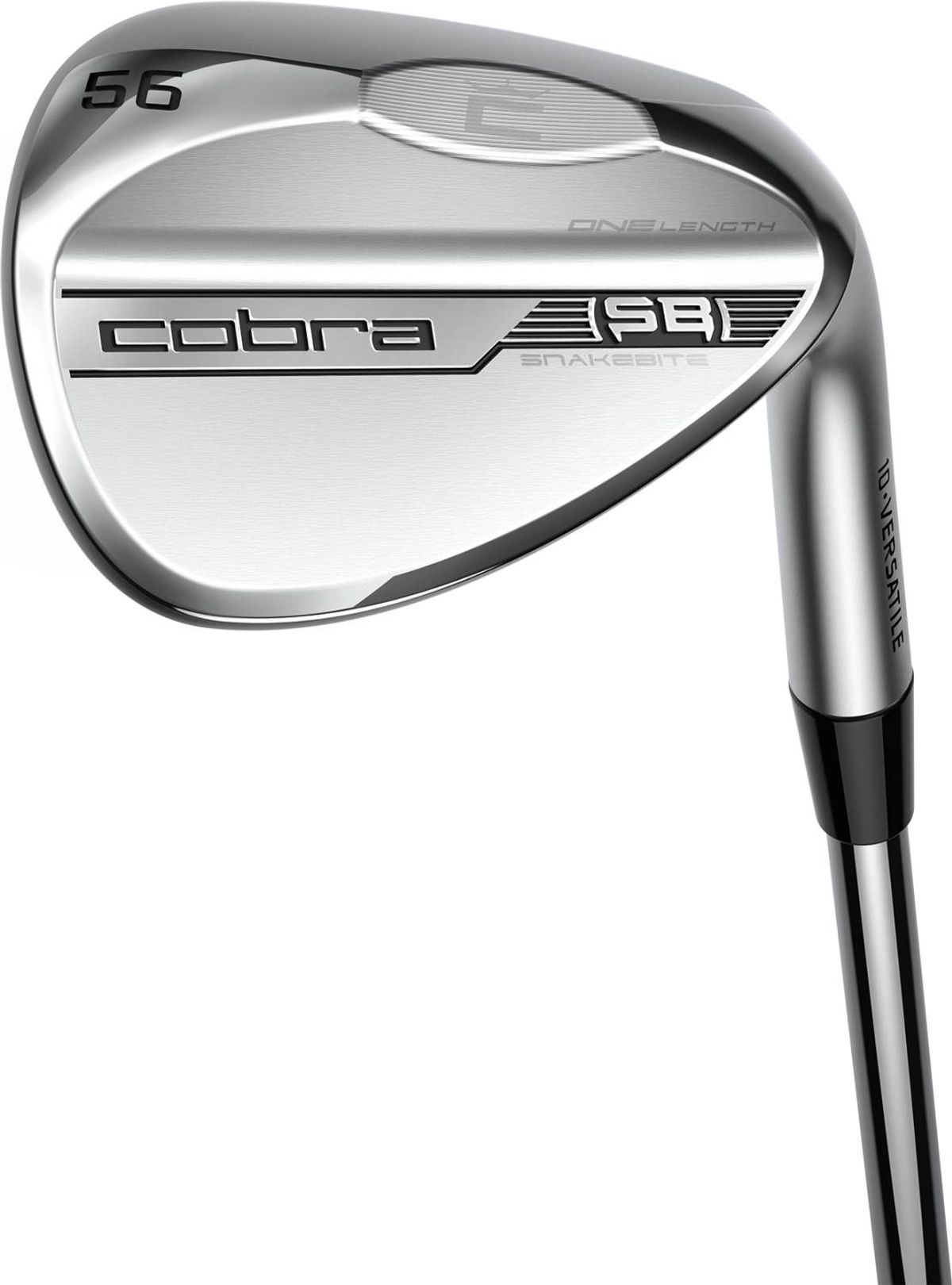 Cobra Snakebite One Length Versatile Herre Gap Wedge - Chrome - Højre - 52.0° / 08° / Versatile - KBS HI Rev 2.0 Stiff Stål