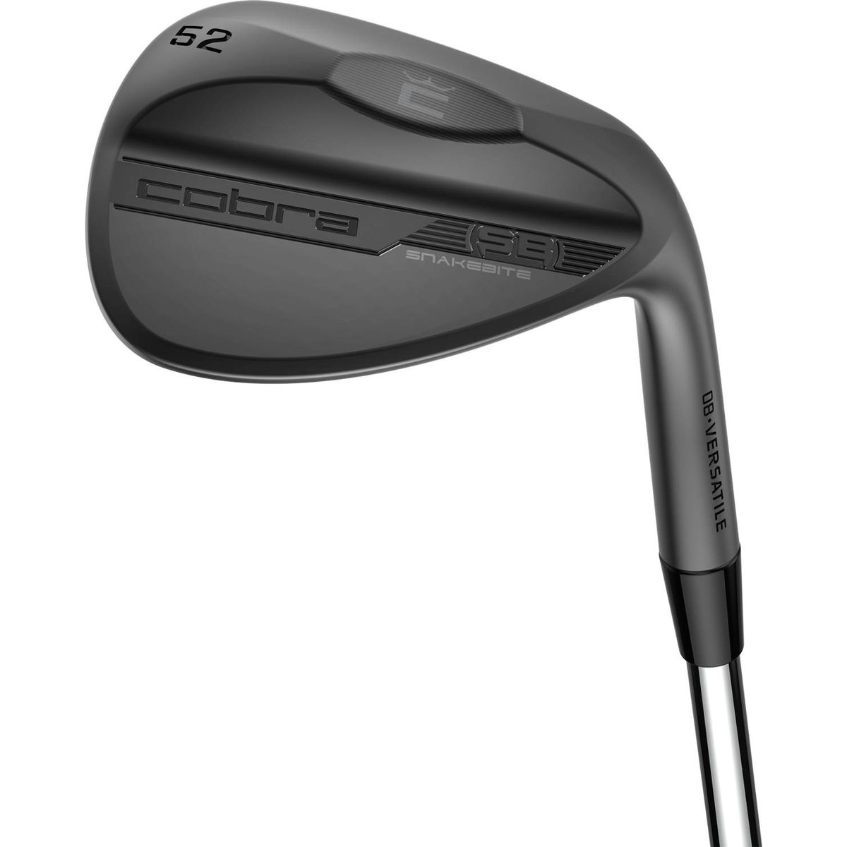 Cobra Snakebite Versatile Herre Pitching Wedge - Black - Højre - 48.0° / 08° / Widelow - KBS HI Rev 2.0 Stiff Stål