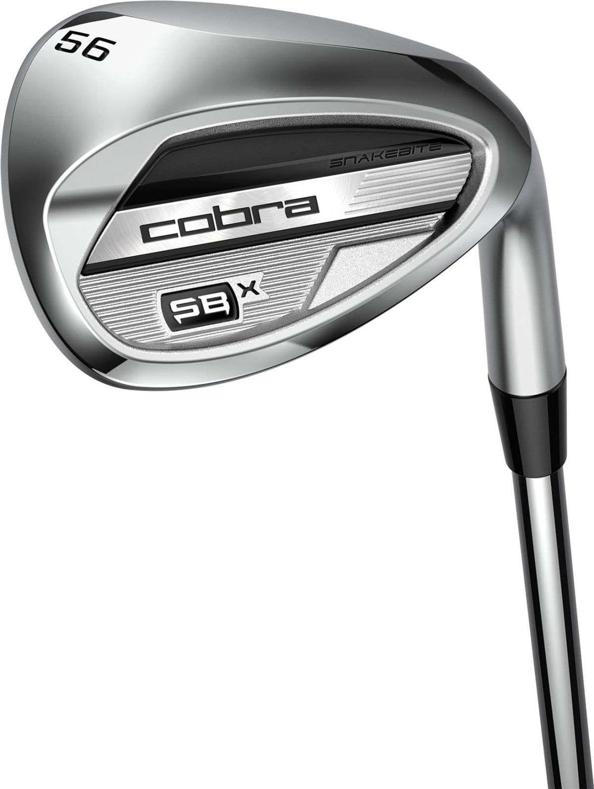 Cobra Snakebite-X Herre Gap Wedge - Chrome - Højre - 52.0° / 10° / Teardrop - KBS MAX 85 Stiff Stål