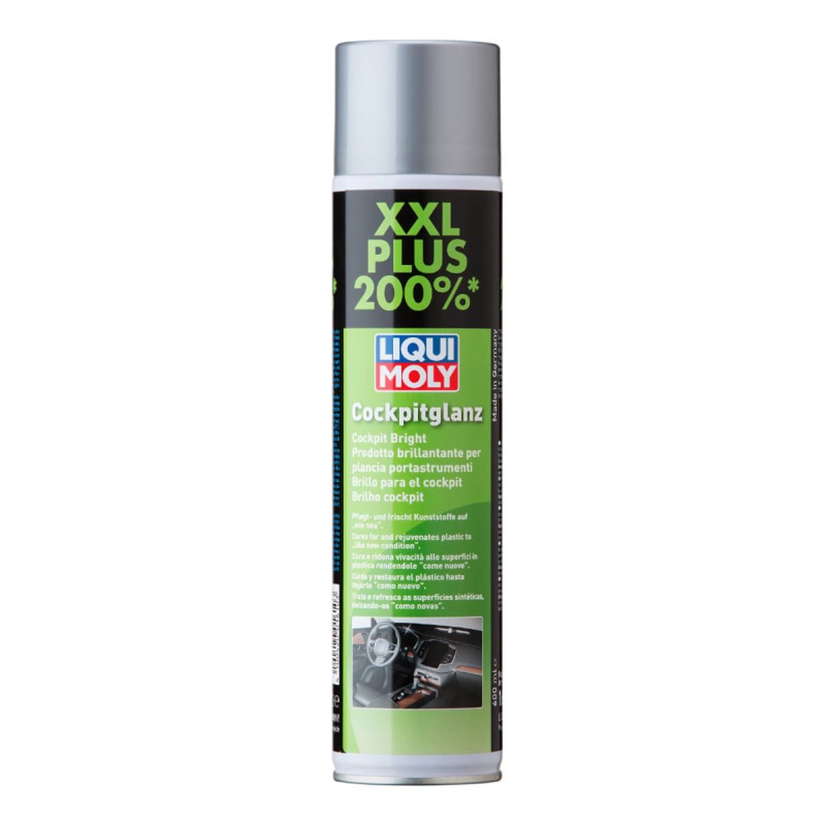 Cockpitglans spray XXL +200% fra tyske Liqui Moly 600ml