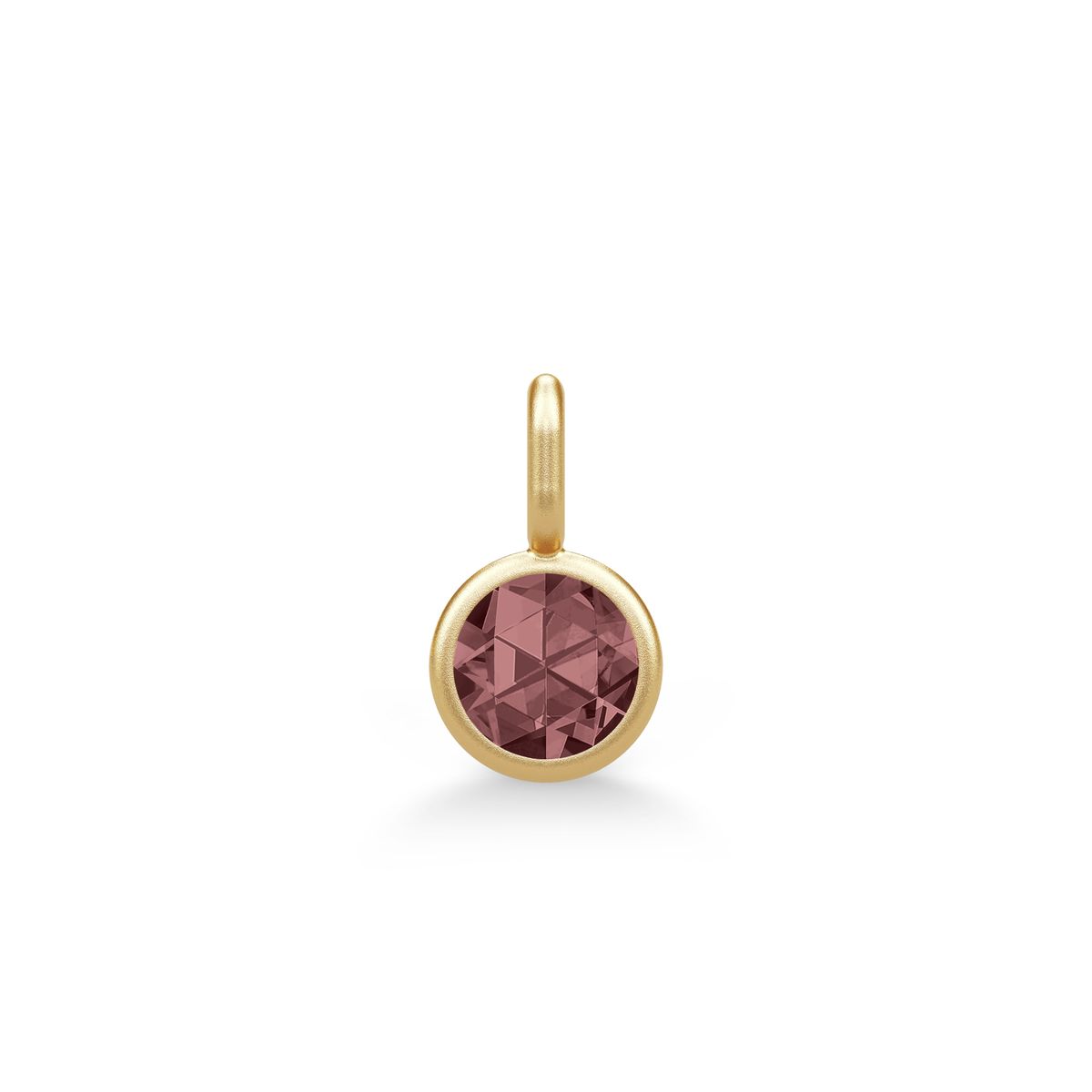 Cocktail mini pendant Rhodolite Crystal