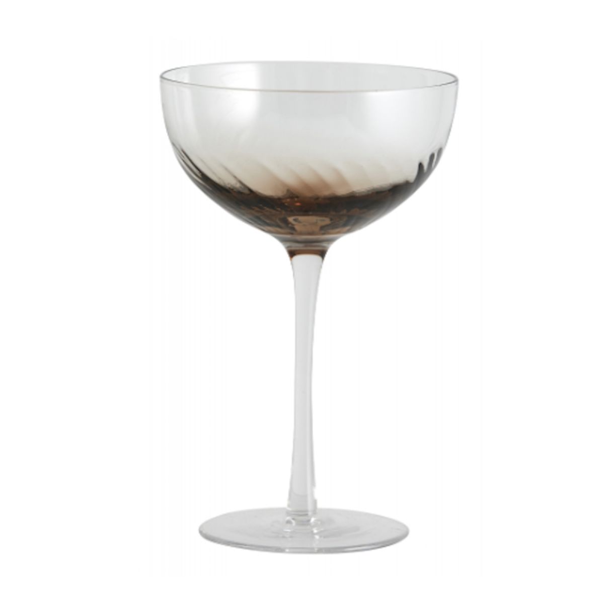 Cocktailglas "Garo" m/ mørkebrun bund - Nordal