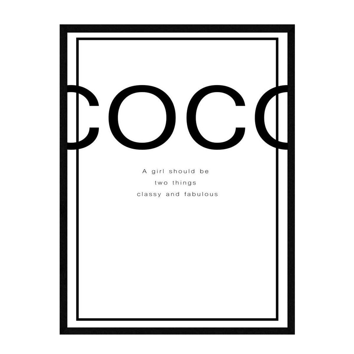 Coco chanel - plakat