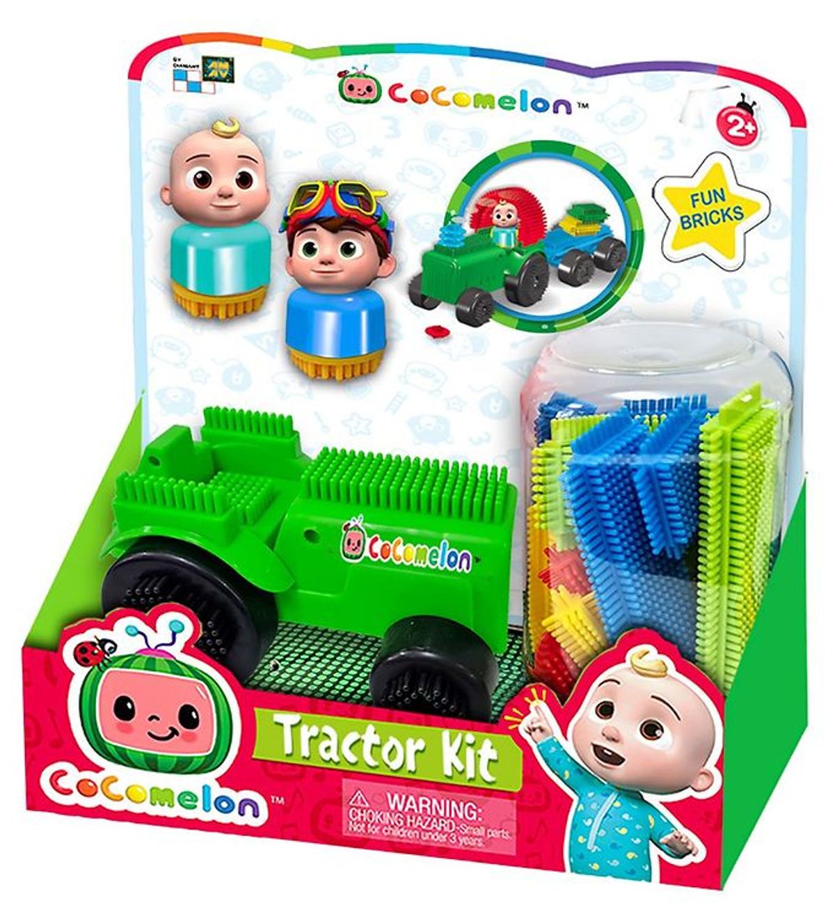 CoComelon Aktivitetslegetøj - Funbricks Tractor Kit