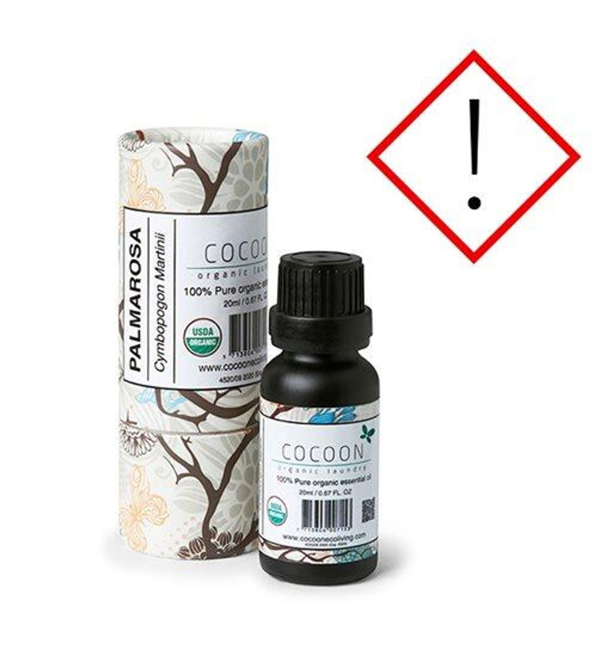 Cocoon Palmarosa olie æterisk øko. - 20 ml.