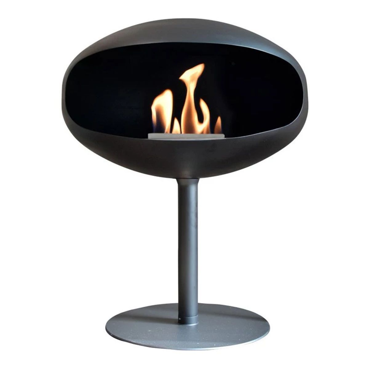 Cocoon Pedestal med sort fod - Sort