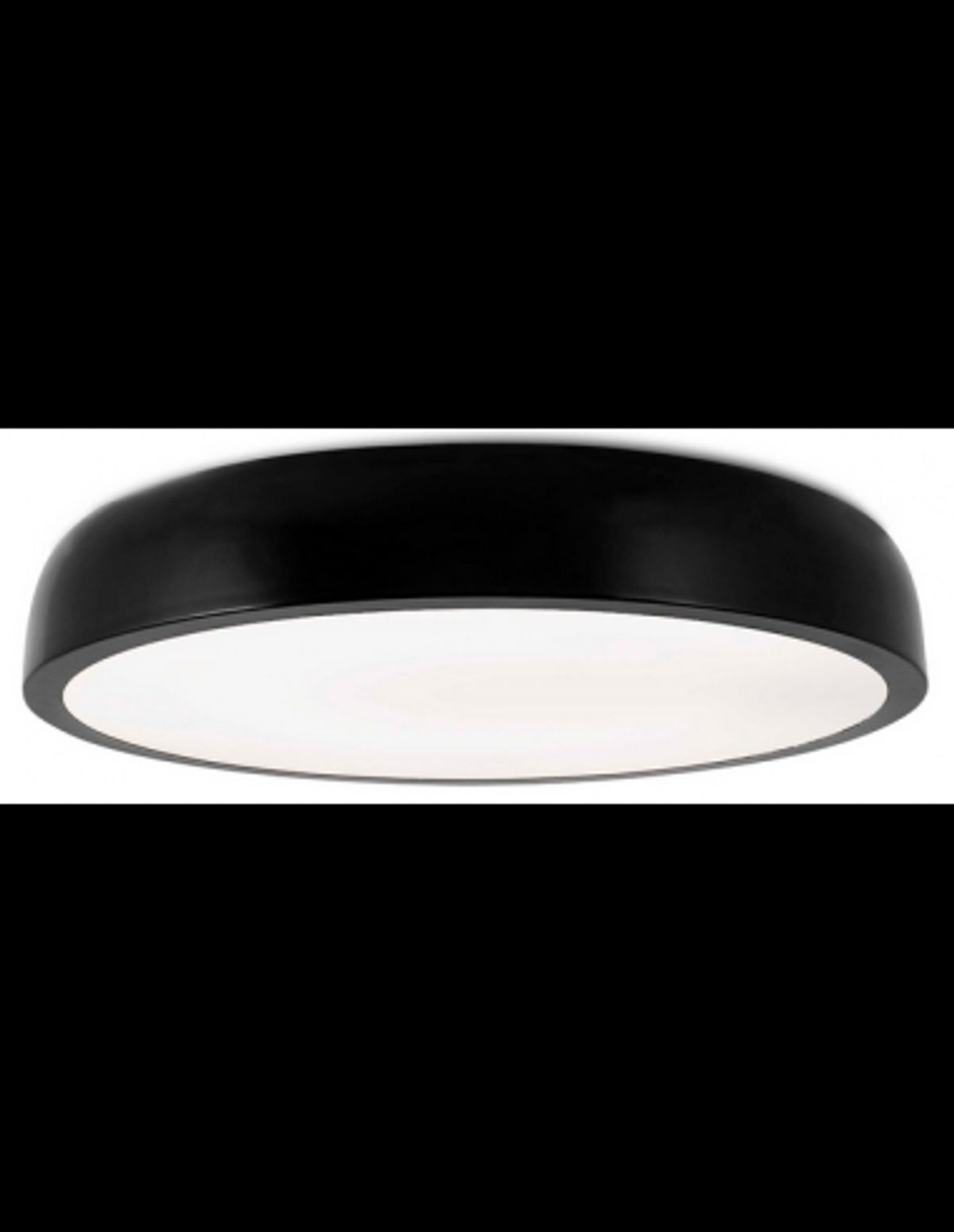 COCOTTE Plafond i aluminium og polycarbonat Ø43 cm 30W SMD LED - Sort/Hvid