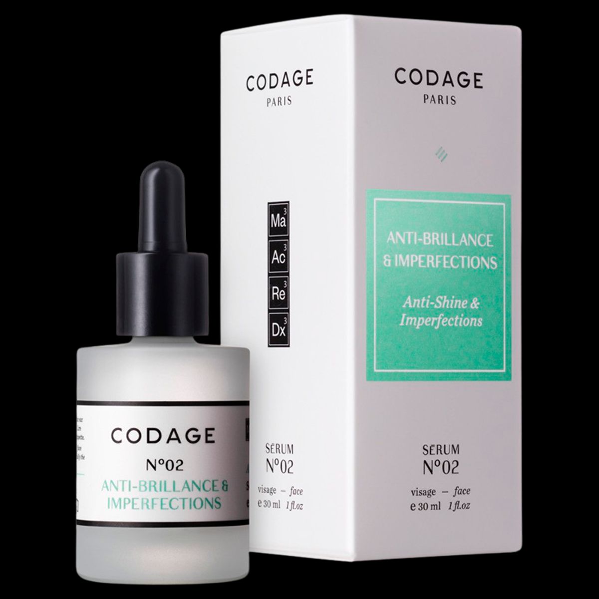 CODAGE Serum No. 2 Mattifying & Repairing (30 ml)