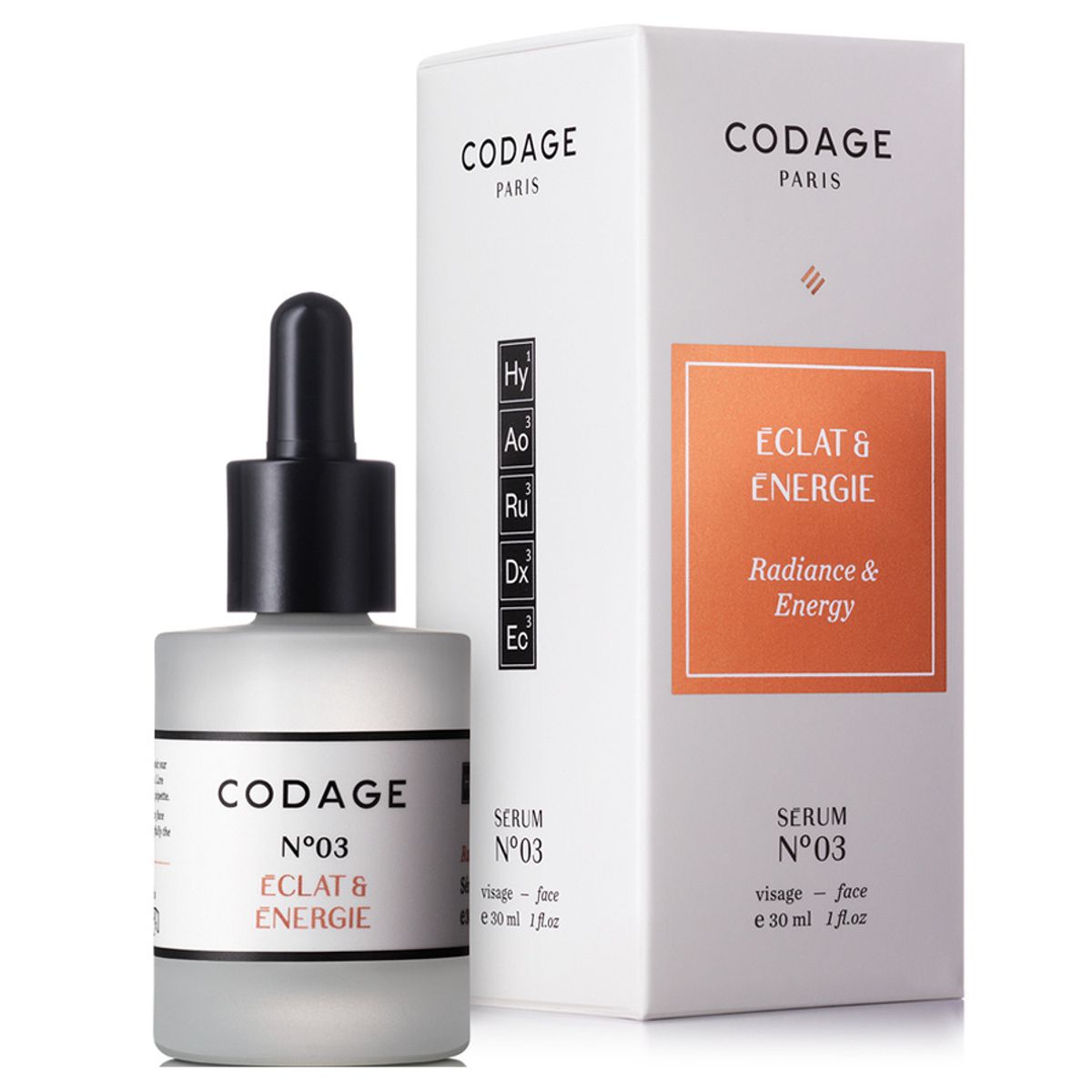 Codage Serum No.3 Radiance & Energy, 30ml.