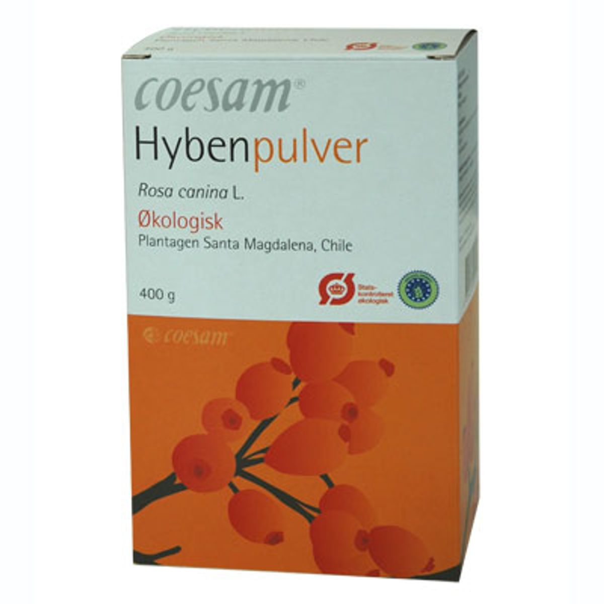 Coesam Hybenpulver Økologisk 400 gr.