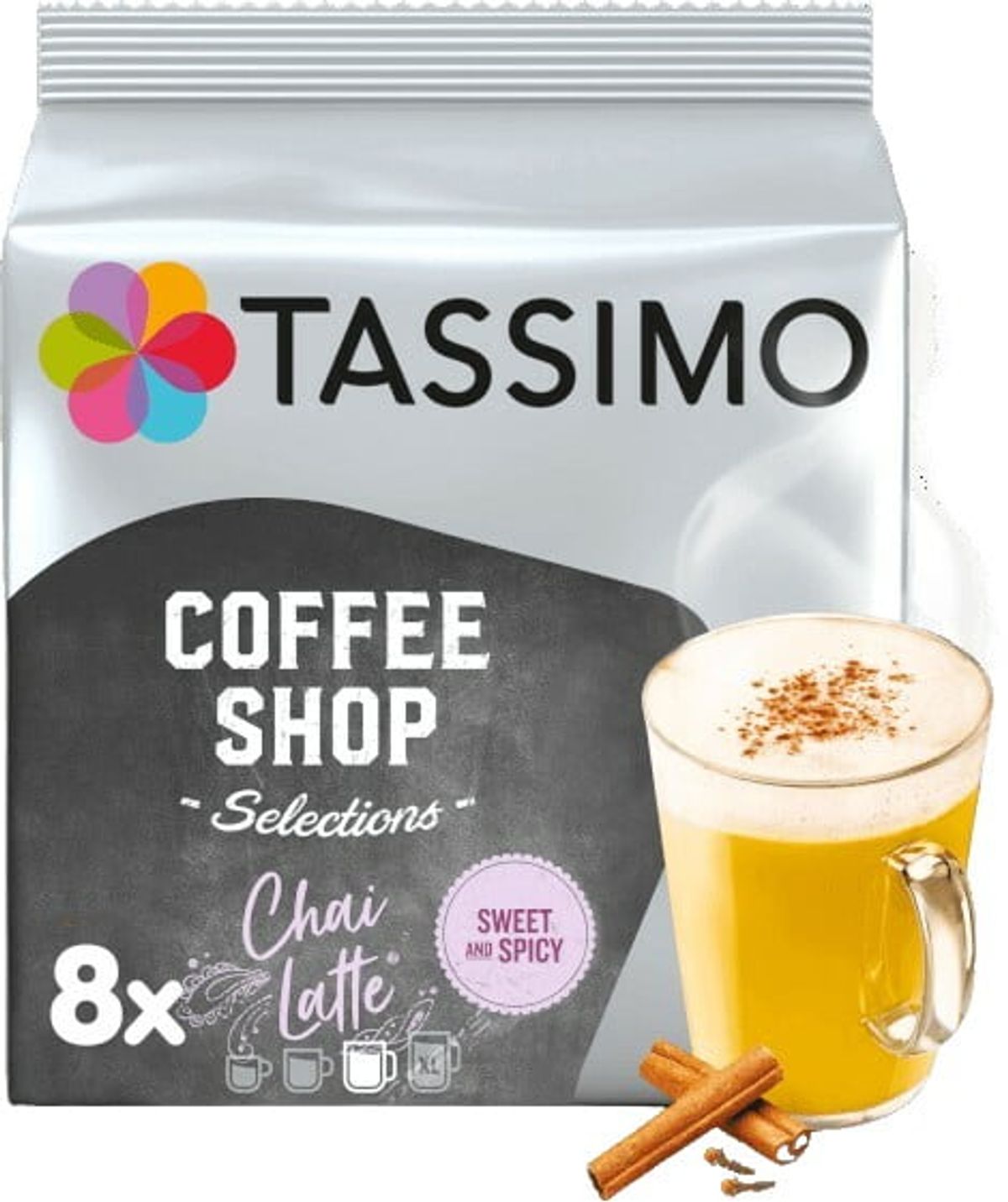 Coffee Shop Selections - Chai Latte (8 stk) - Kapsler til Tassimo