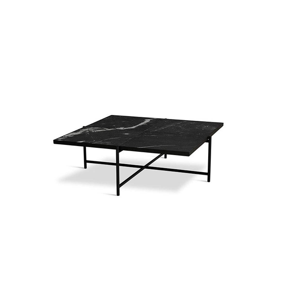 Coffee Table 90, sort marmor fra HANDVÄRK (Sort)