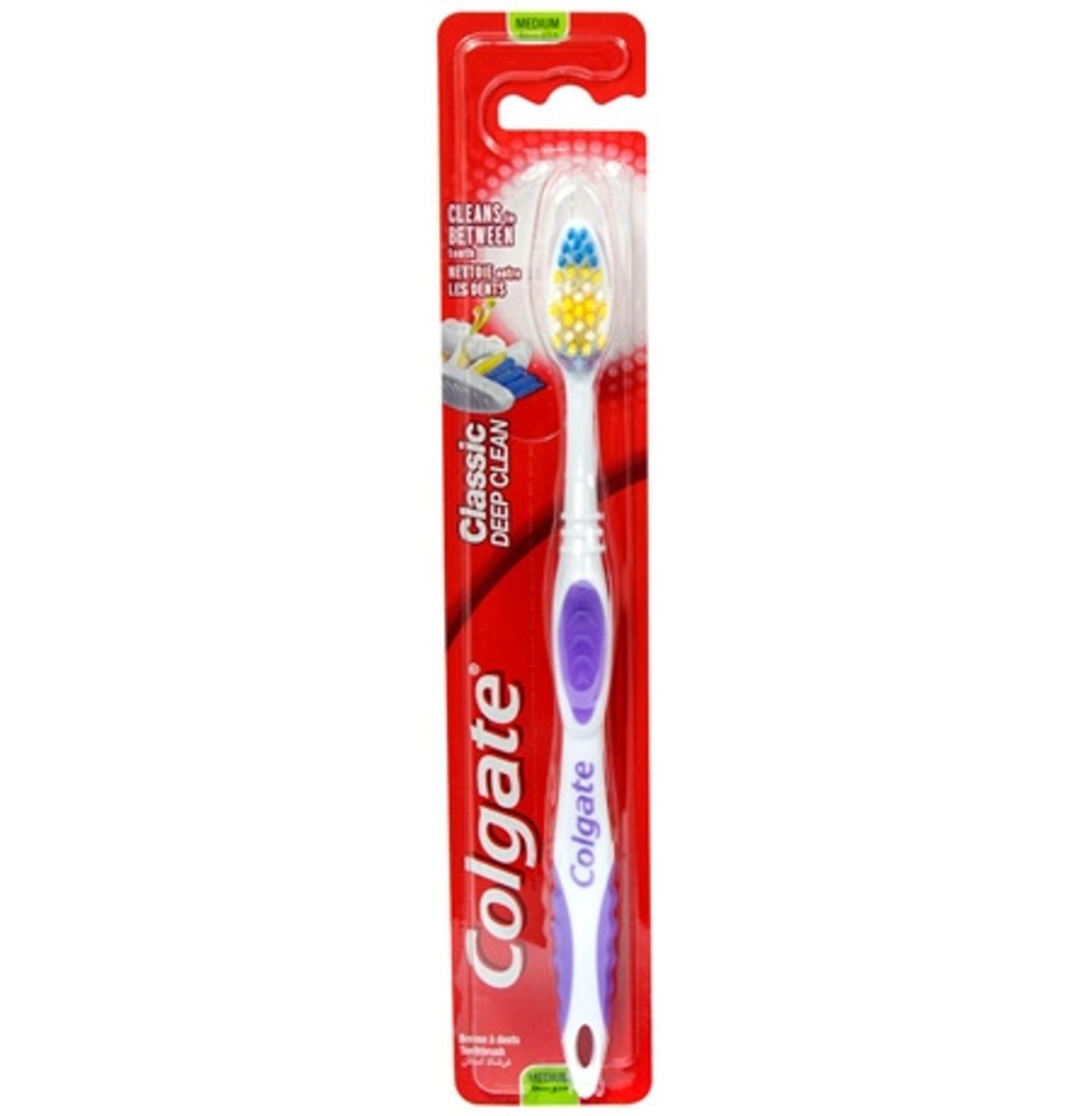 Colgate Deep Clean Medium Tandbørste - Assorteret