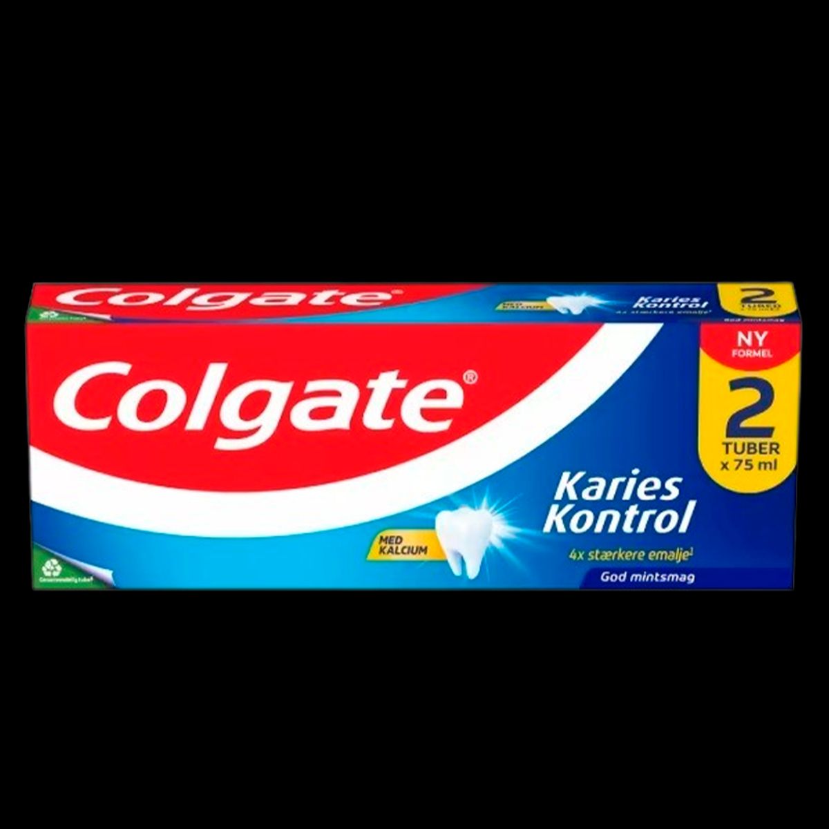 Colgate Karies Kontrol Tandpasta (2 x 75 ml)