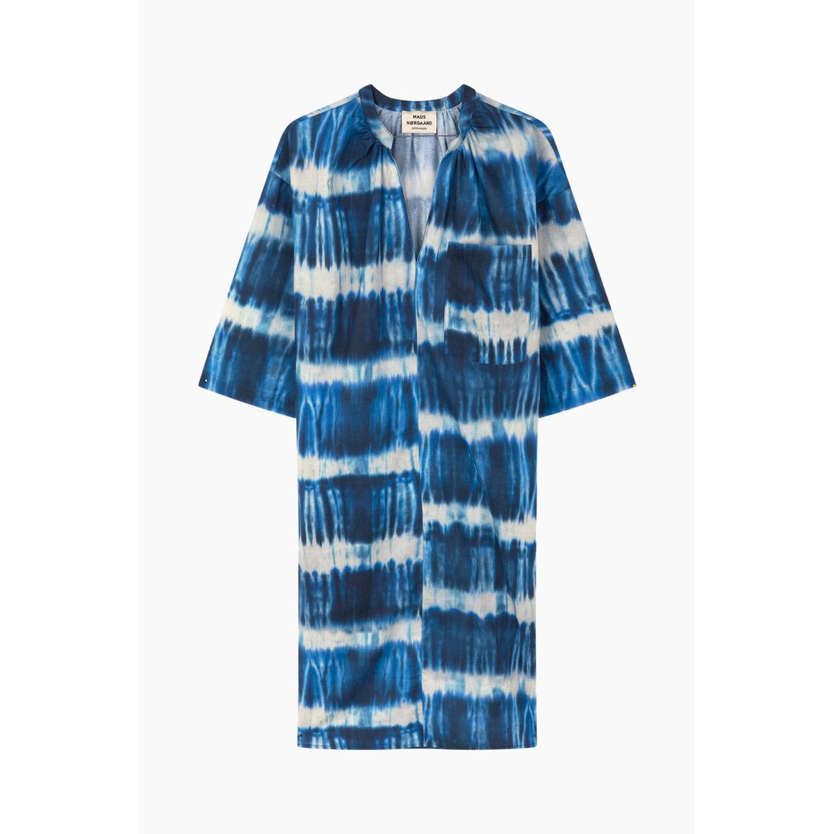 Colin Mana Dress AOP - Tie Dye Stripe AOP Merthyl Blue - Mads Nørgaard - Blå XS