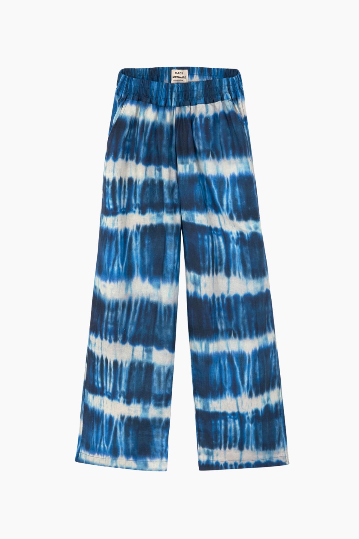 Colin Sonie Pants AOP - Tie Dye Stripe AOP Merthyl Blue - Mads Nørgaard - Blå L