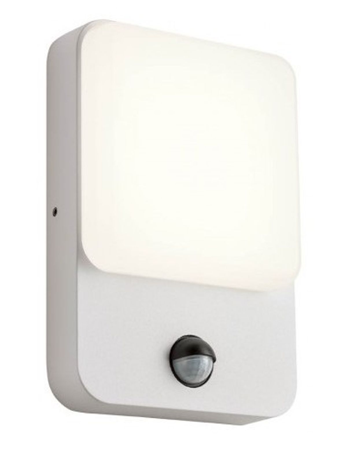 COLIN Væglampe med sensor i aluminium og polycarbonat H20,6 cm 1 x 9W SMD LED - Mat hvid