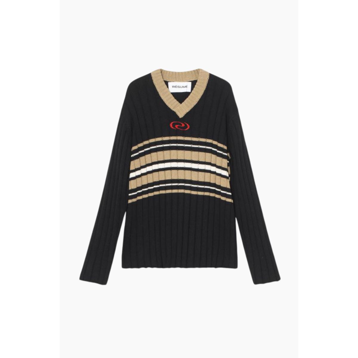 CollinRS Knit Pullover - Black - Résumé - Sort L