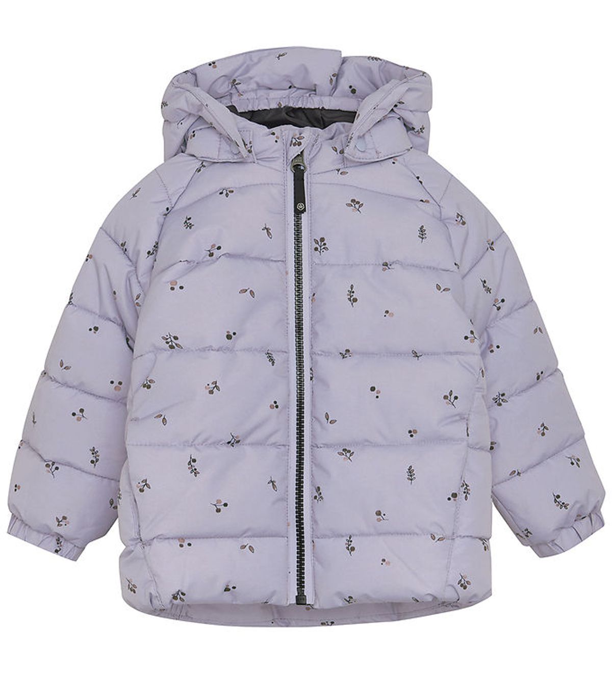 Color Kids Dynejakke - Quilted - Languid Lavender m. Blomster