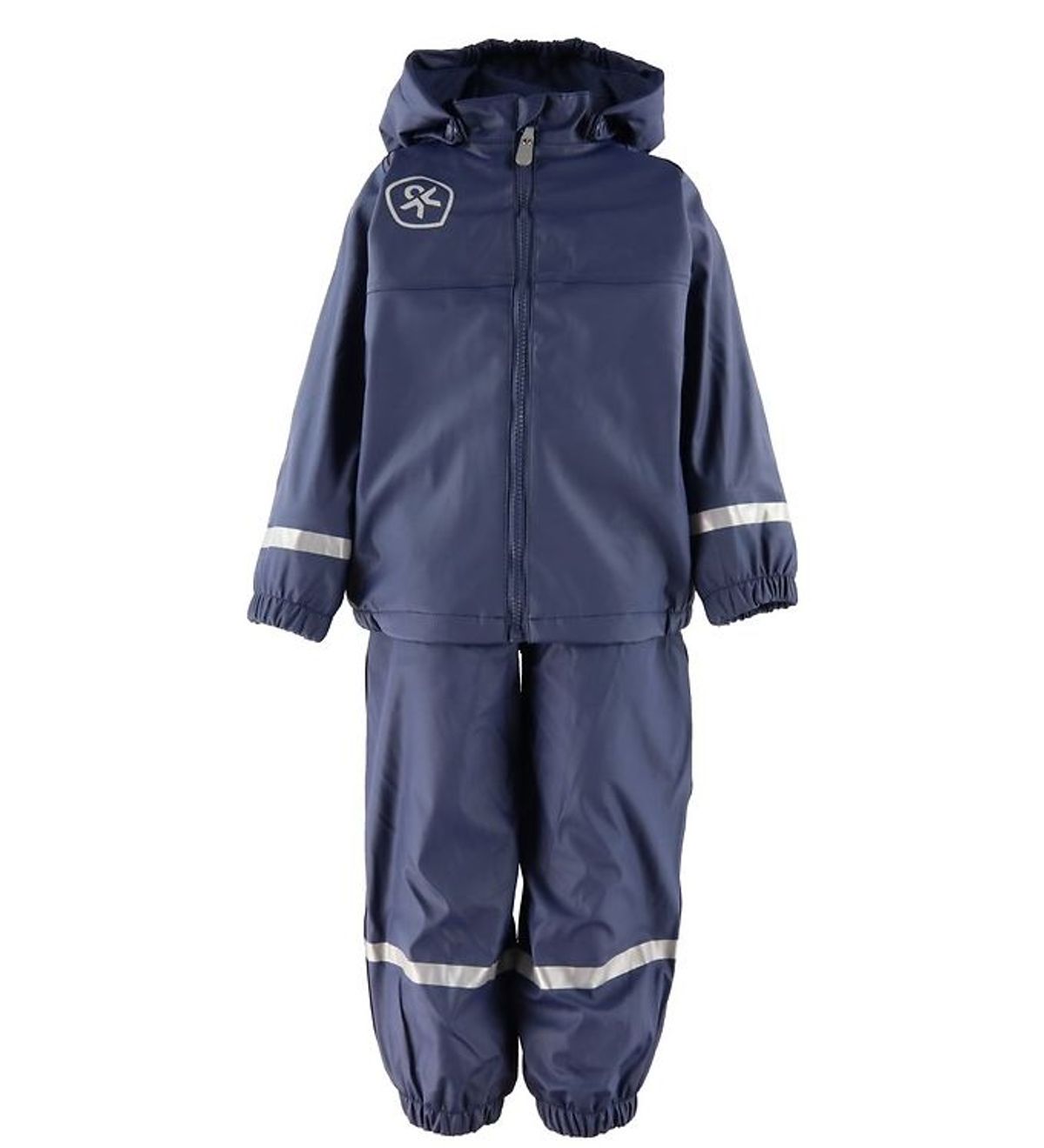 Color Kids Regntøj m. Seler/Fleece - PU - Dress Blues