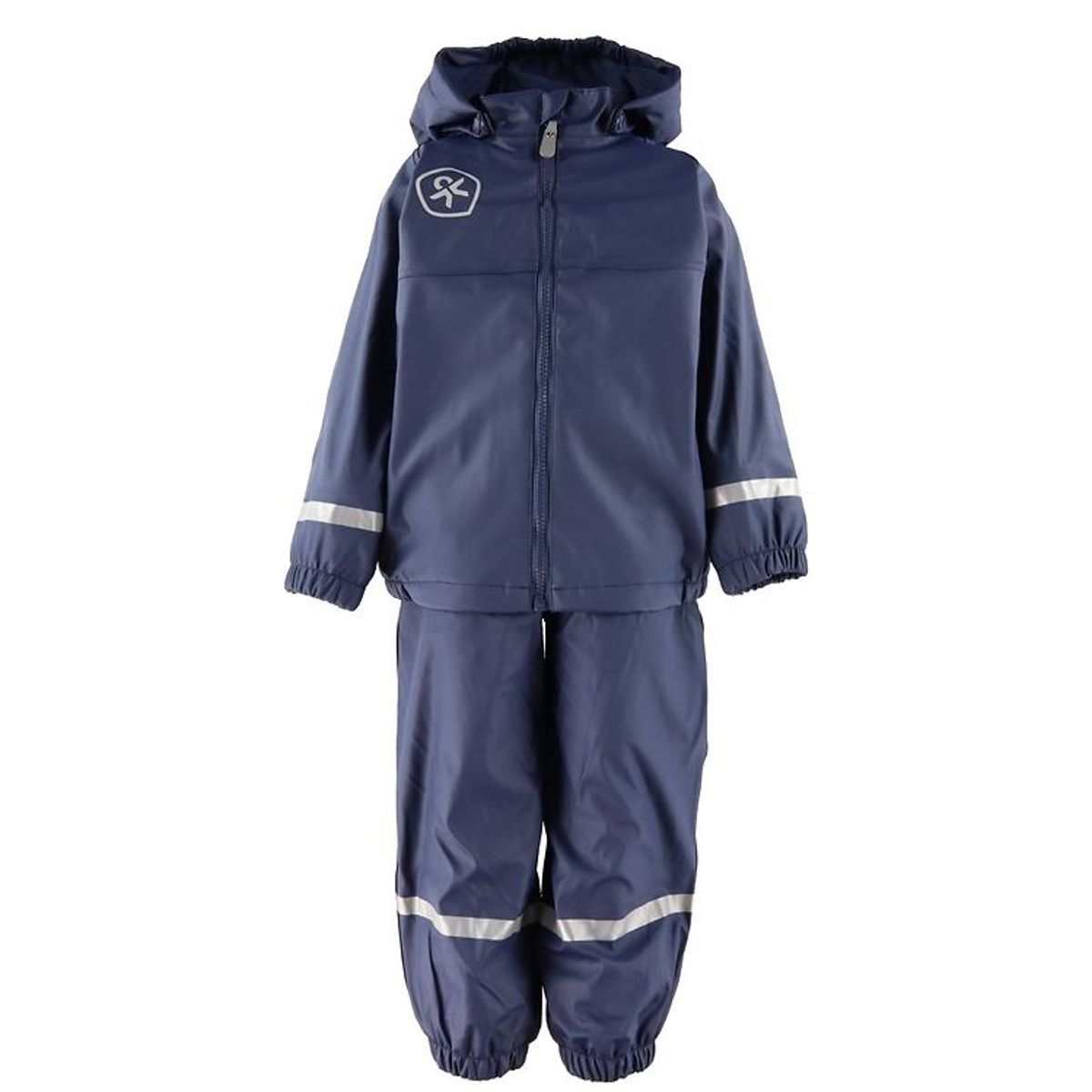 Color Kids Regntøj m. Seler/Fleece - PU - Dress Blues