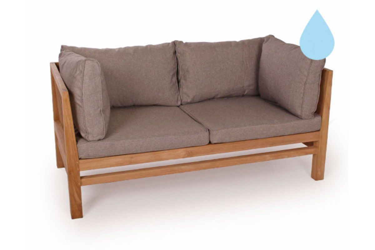 Colorado Teak - Sofa - 2 pers. Sand Vandafvisende