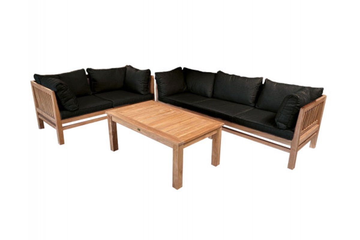 Colorado Teak Sofasæt Sort