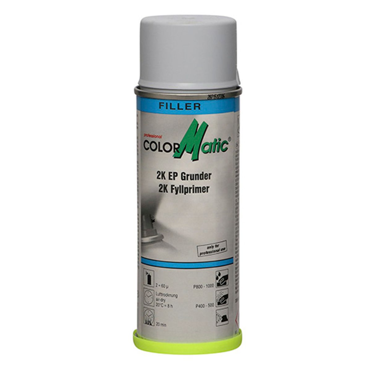 ColorMatic 2k Epoxy primer - 200 ml. Lys Grå