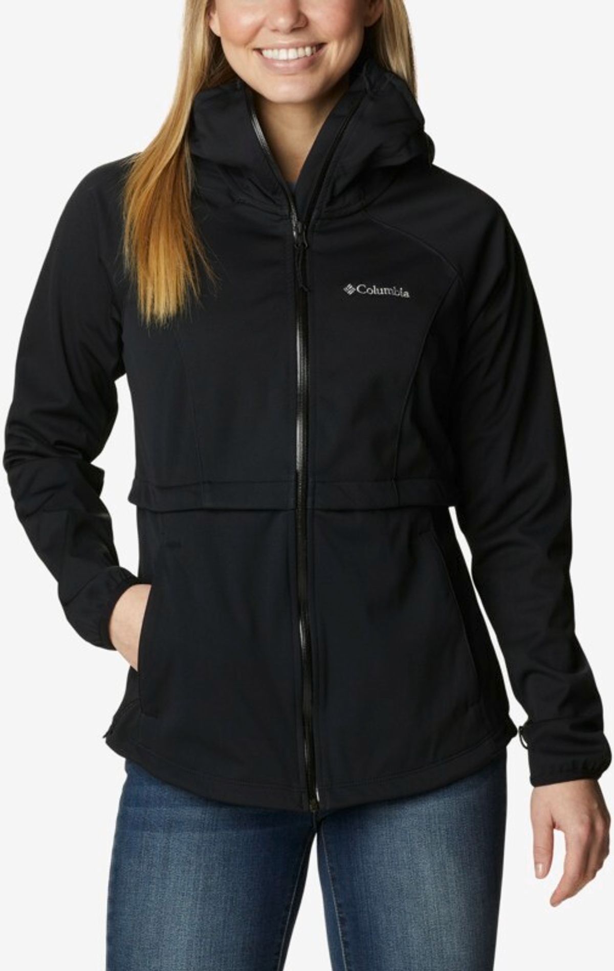 Columbia - Canyon Meadows Softshell jakke (Sort) - S