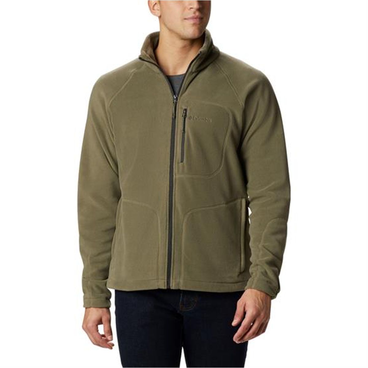 Columbia Fast Trek II Full Zip Fleece Mens, Stone Green