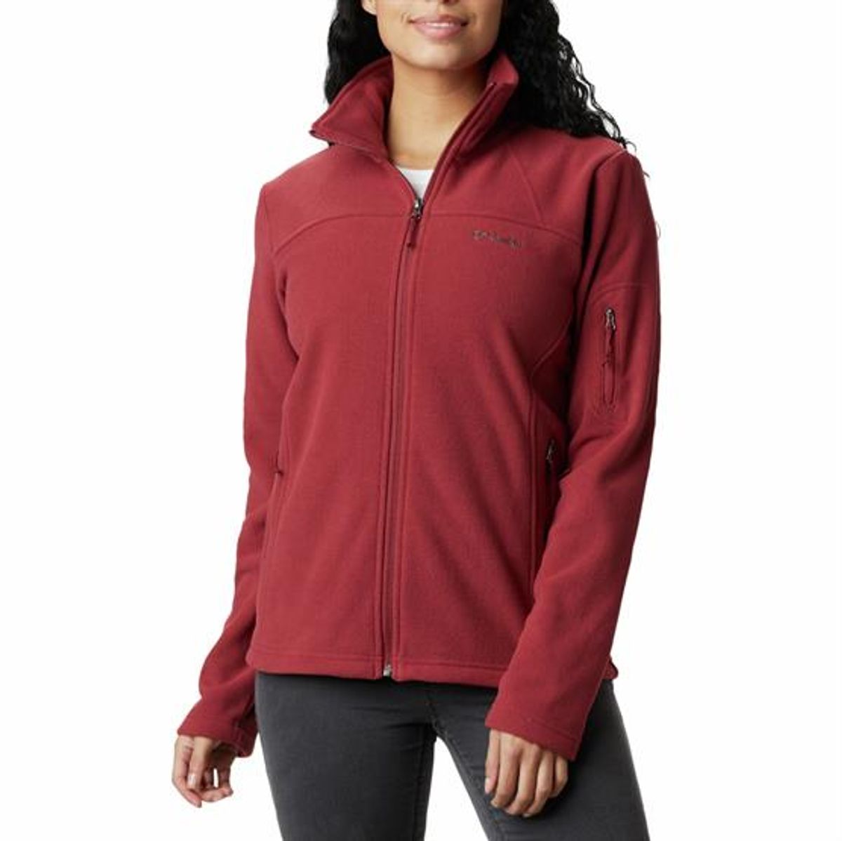 Columbia Fast Trek II Jacket Womens, Marsala Red