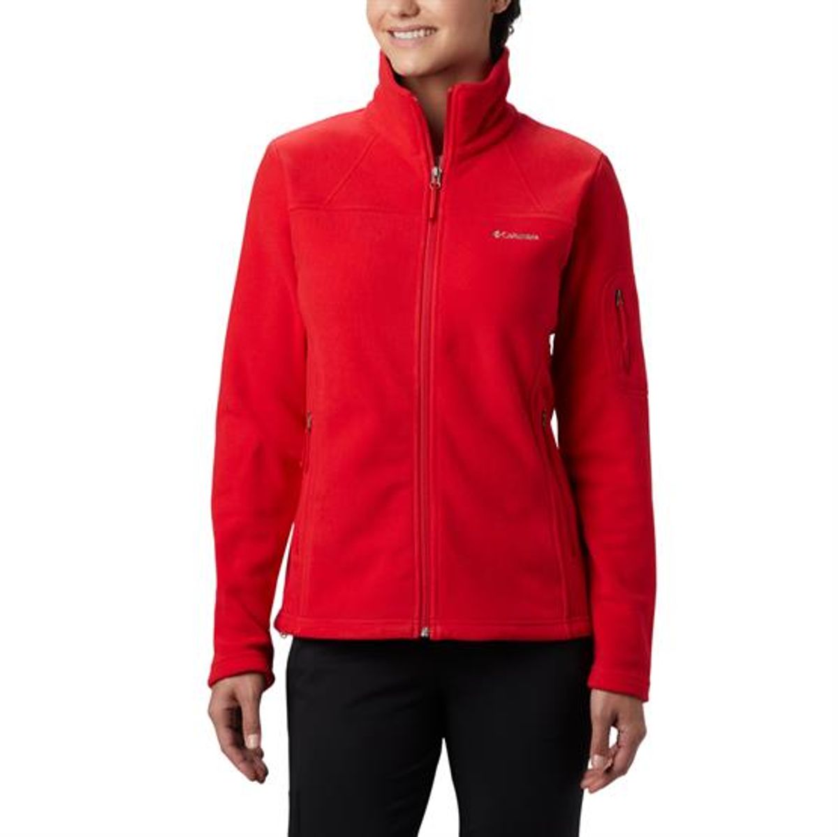 Columbia Fast Trek II Jacket Womens, Red Lily