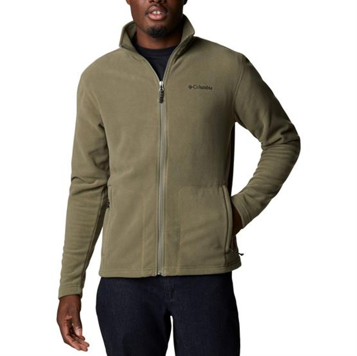 Columbia Fast Trek Light Full Zip Fleece Mens, Stone Green