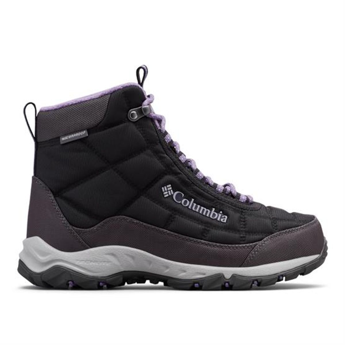 Columbia Firecamp Boot Womens, Black / Plum Purple