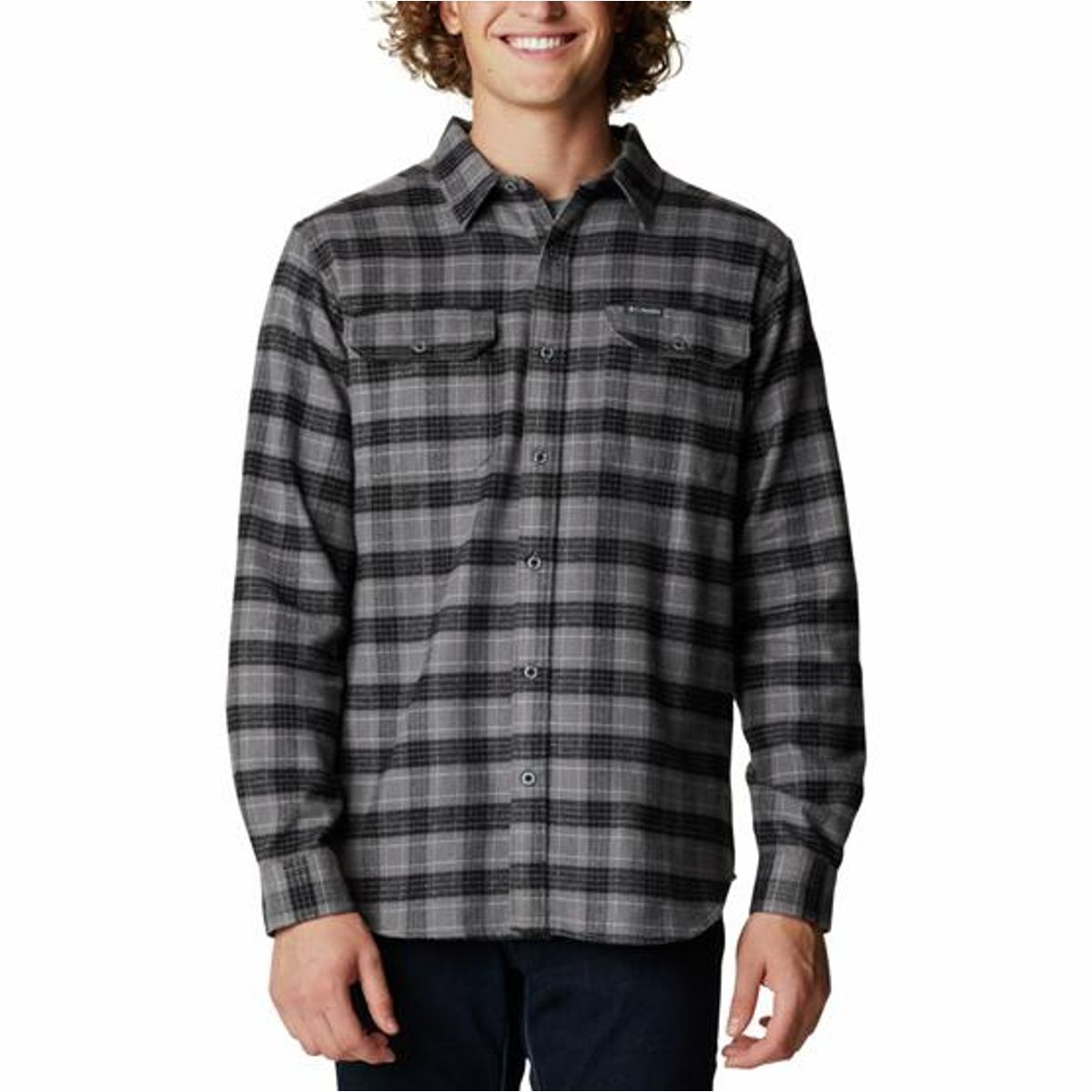 Columbia Flare Gun Utility L/S Shirt Mens, City Grey