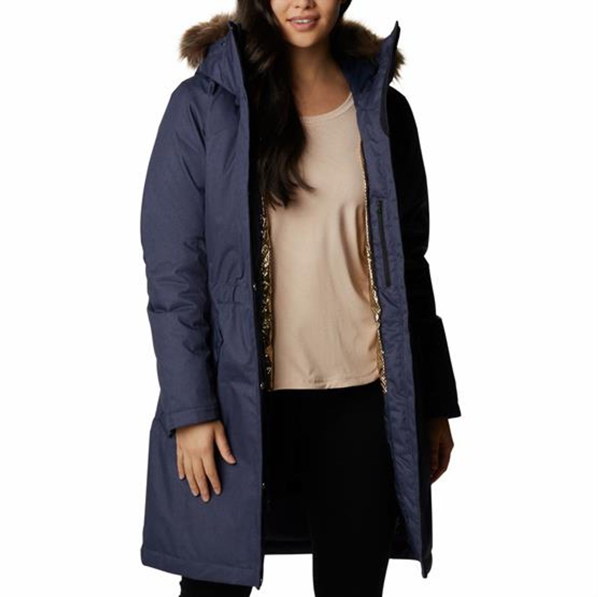 Columbia Juniper Ridge Down Parka Womens, Dark Nocturnal