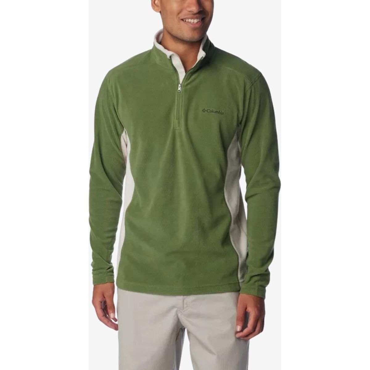 Columbia - Klamath Range II Half Zip fleece (Grøn) - 2XL